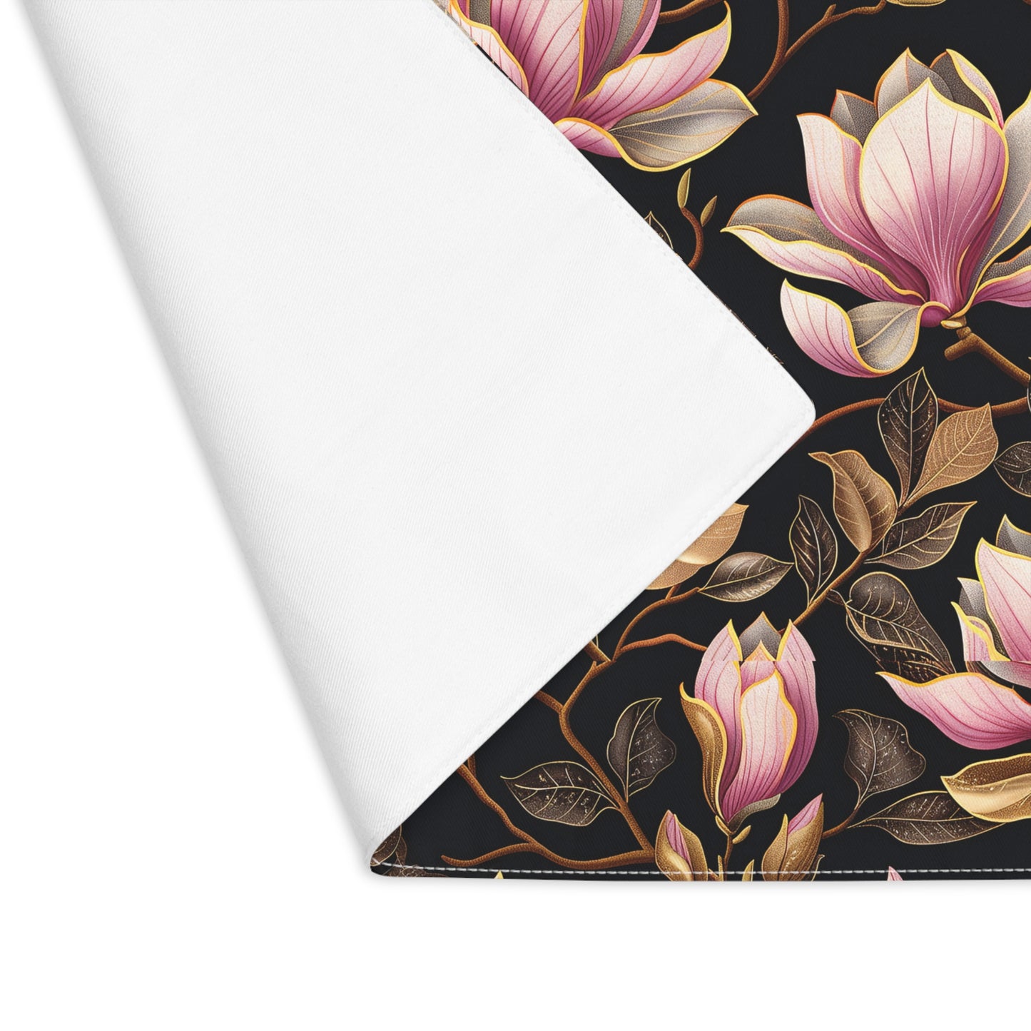 Elegant Floral Magnolia Placemat, Elegant Table Decor, Unique Dining Accessory, Nature Lover Gift, Kitchen Table Mat