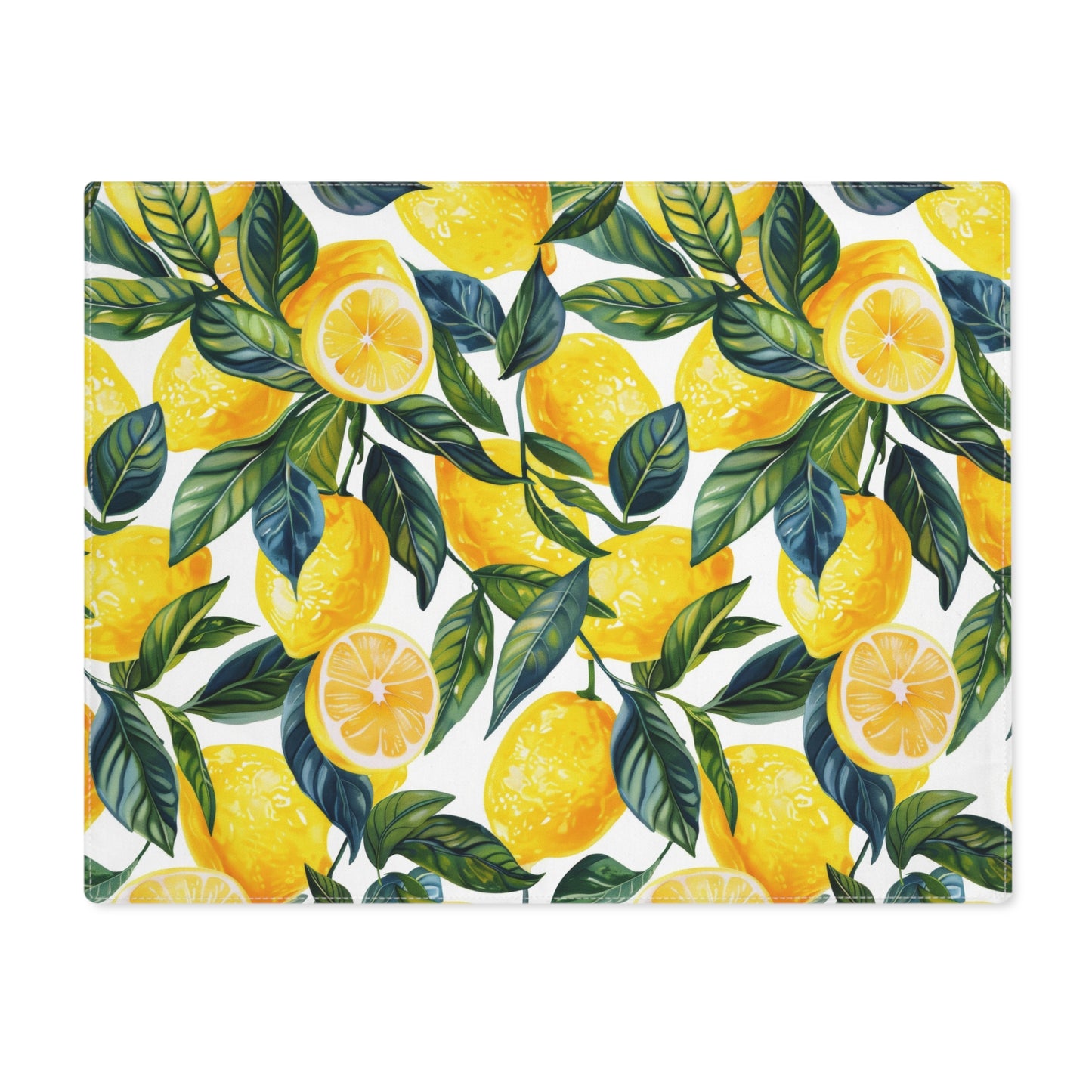 Bright And Cheery Lemon Placemat, Lemon Table Decor, Perfect for Summer Gatherings, Kitchen Table Setting, Hostess Gift, Garden Parties