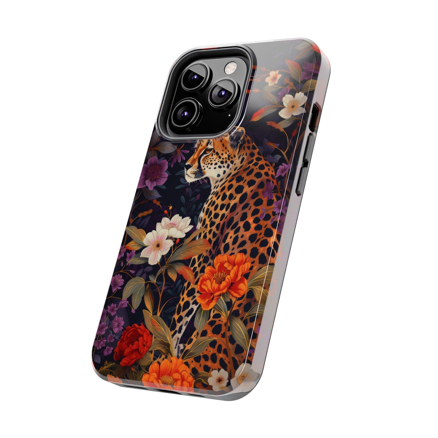 Cheetah Pattern iPhone Case for Cheetah Lovers, Jungle Pattern iPhone Case, Cheetah Lover Gift, iPhone Tough Case