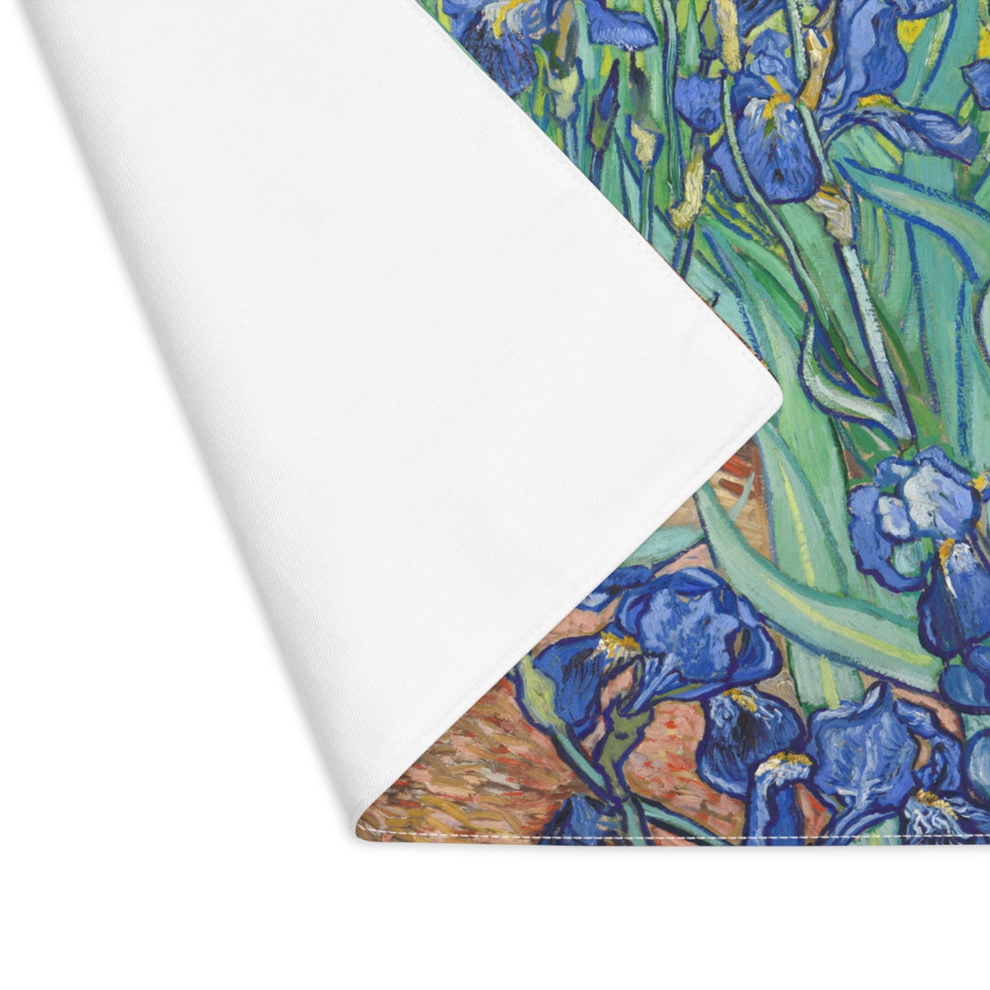 Irises Vincent Van Gogh Inspired Placemat, Vibrant Floral Table Decor, Artful Dining Essentials, Perfect Gift for Art Lovers Home & Kitchen