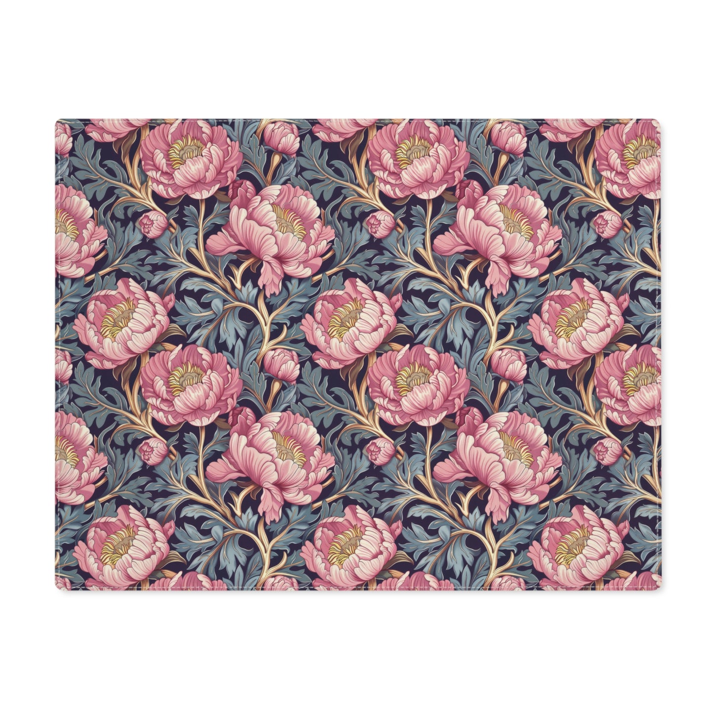 Pink Peony Elegance Placemat, Elegant Table Decor for Dining & Entertaining