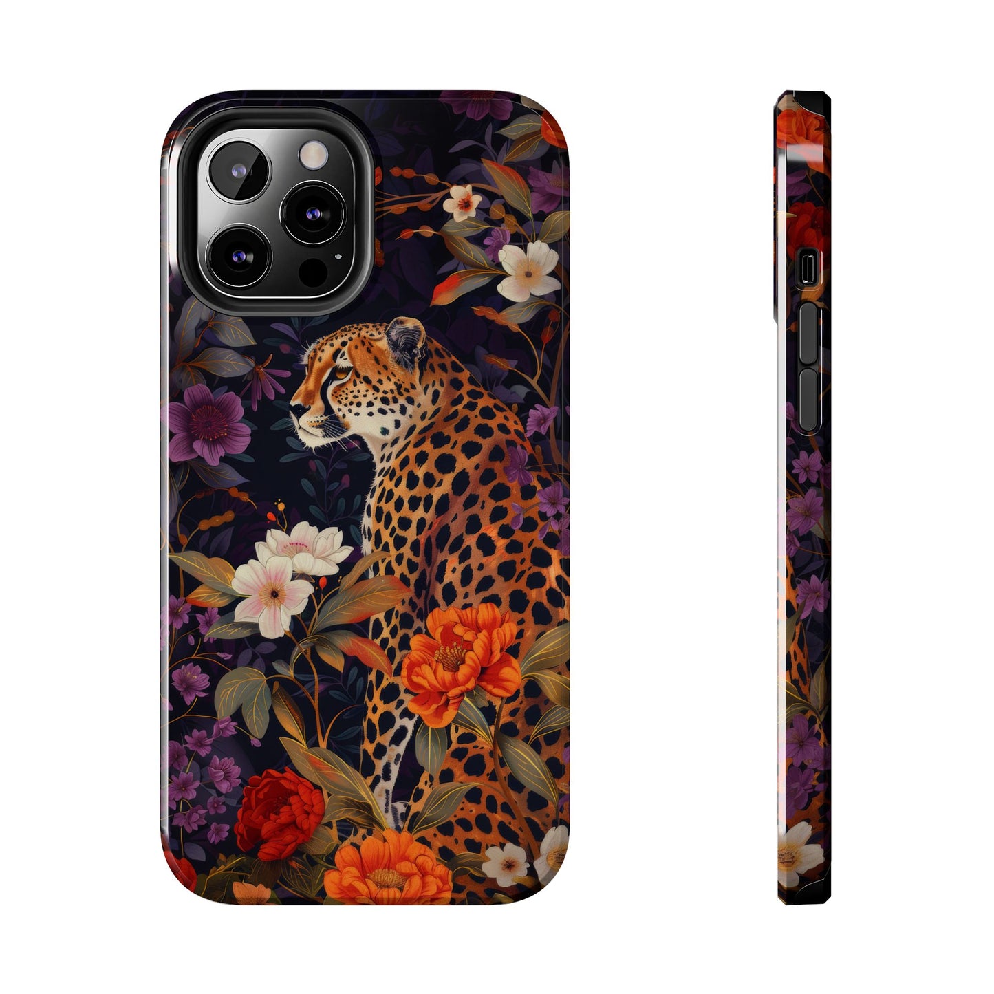 Cheetah Pattern iPhone Case for Cheetah Lovers, Jungle Pattern iPhone Case, Cheetah Lover Gift, iPhone Tough Case