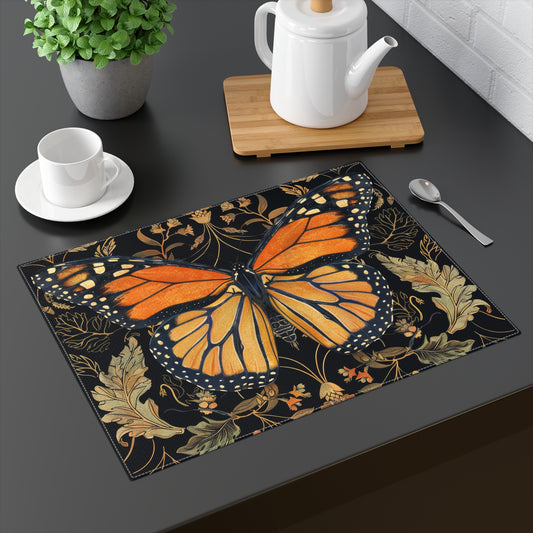 Butterfly Art Placemat, Elegant Table Decor, Gift for Nature Lovers, Dining Accessories, Home Decor, Elegant Butterfly Design