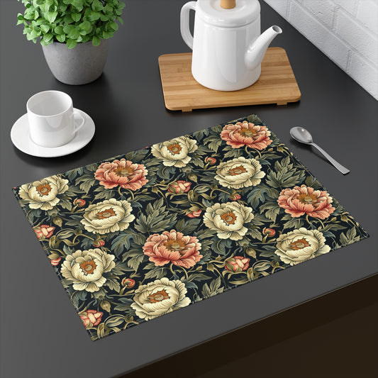 Botanical Floral Placemat for Cozy Dining