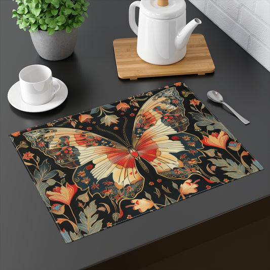 Enchanting Butterfly Placemat, Bohemian Table Decor for Dining, Elegant Home Accent, Perfect Gift for Nature Lovers, Colorful Kitchen