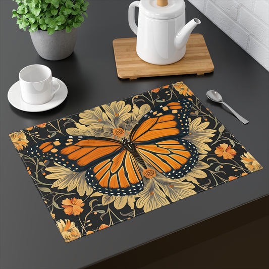 Butterfly Floral Placemat for Elegant Dining
