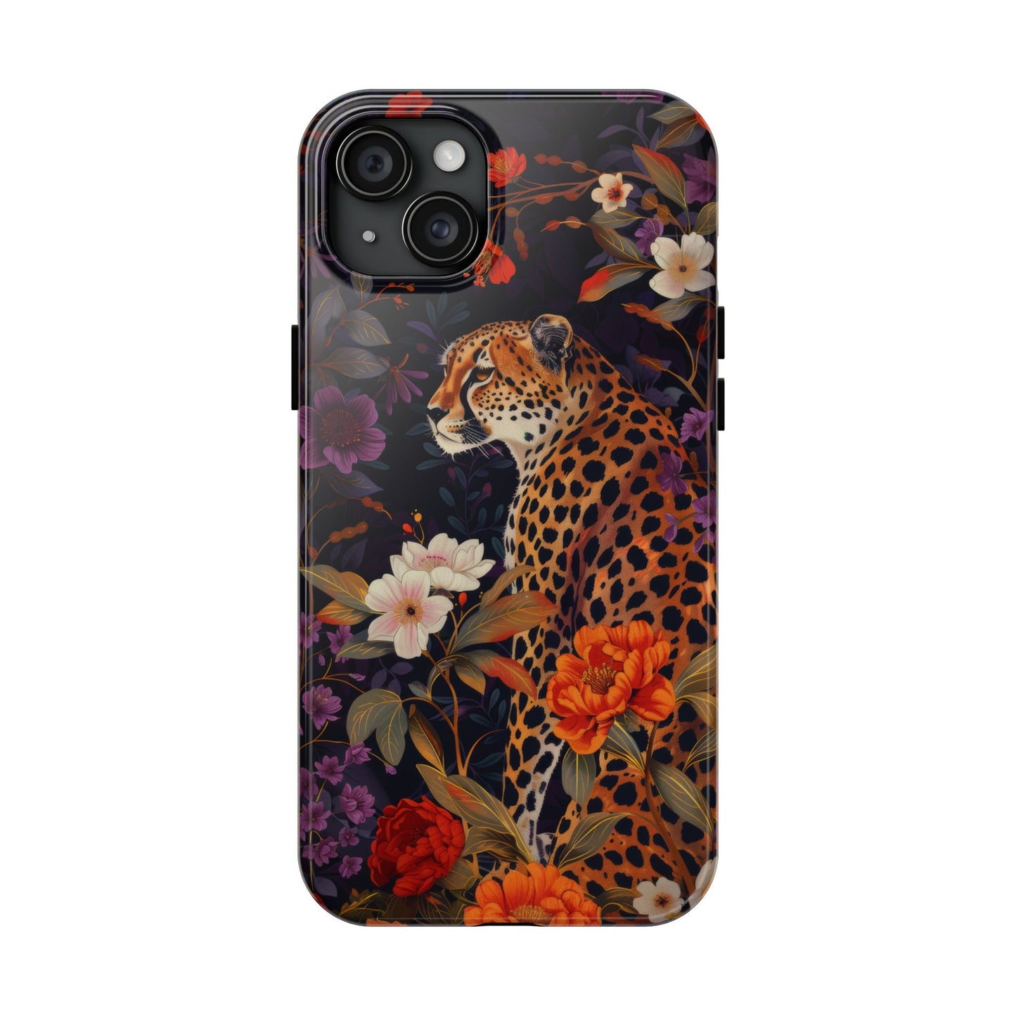 Cheetah Pattern iPhone Case for Cheetah Lovers, Jungle Pattern iPhone Case, Cheetah Lover Gift, iPhone Tough Case