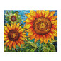 Sunflower Field Stained Glass Jigsaw Puzzle (120, 252, 500-Piece)  Gift-Ready Box, Adult Jigsaw Puzzle, Gift Him Her