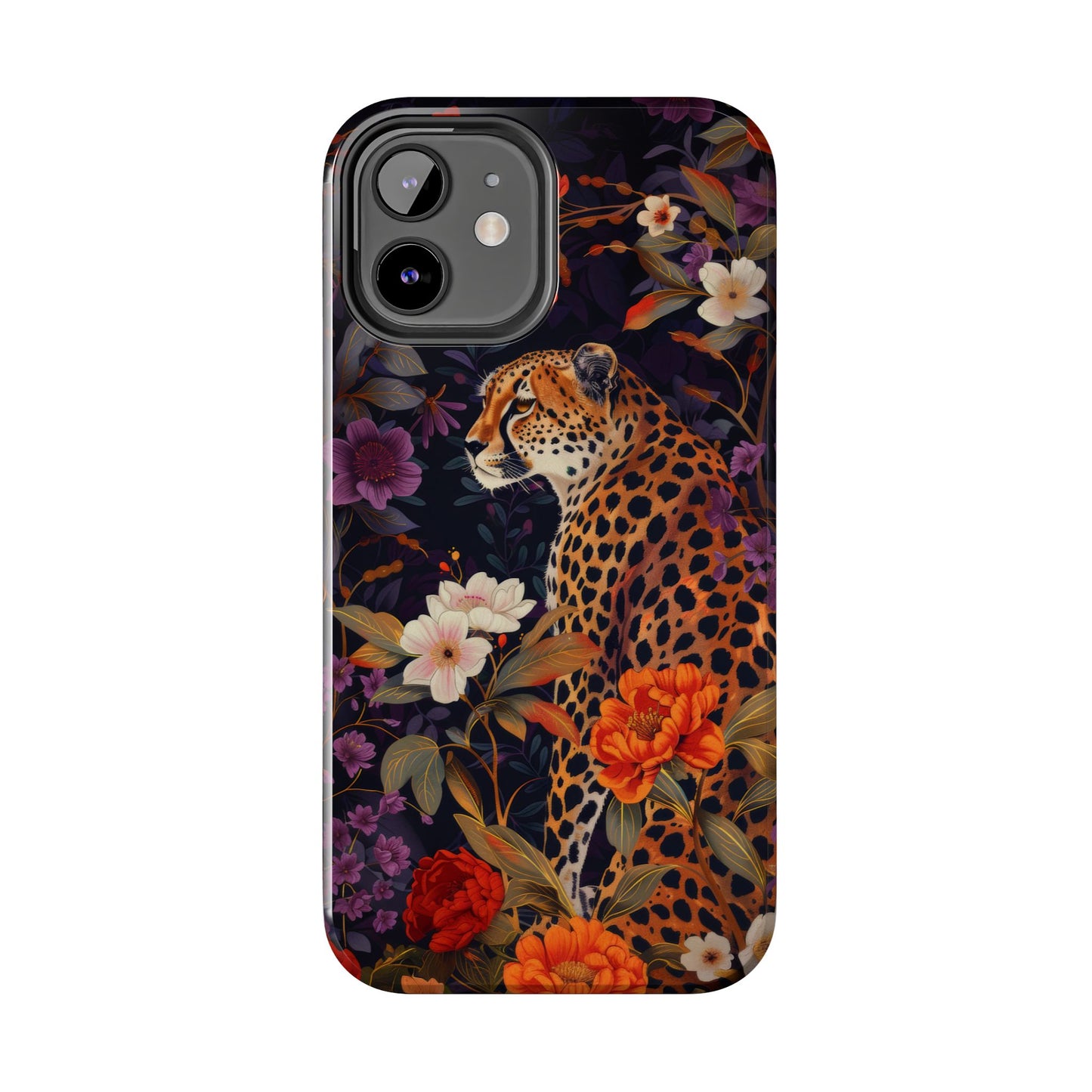 Cheetah Pattern iPhone Case for Cheetah Lovers, Jungle Pattern iPhone Case, Cheetah Lover Gift, iPhone Tough Case