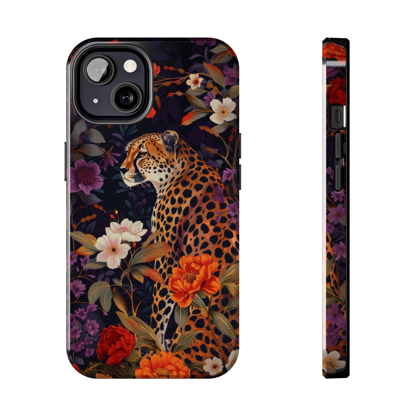 Cheetah Pattern iPhone Case for Cheetah Lovers, Jungle Pattern iPhone Case, Cheetah Lover Gift, iPhone Tough Case