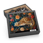 Botanical Leopard Puzzle, William Morris Inspired Floral Jigsaw (120, 252, 500 Pieces)