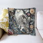Snowy Owl Frozen Garden Decorative Pillowcase