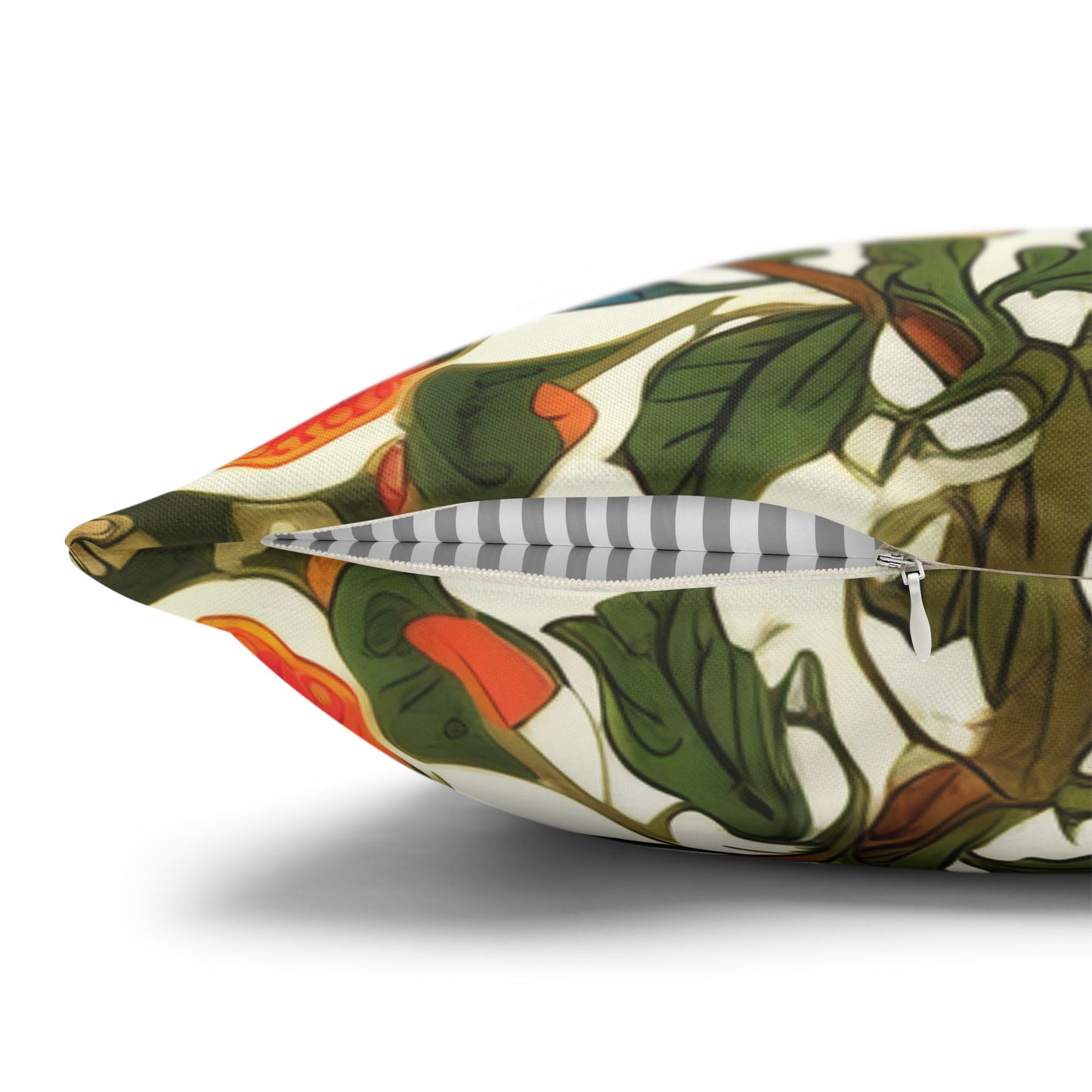 Vintage Pattern Rose And Bird Pillowcase