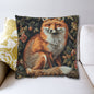 Forest Fox William Morris Inspired | Fox Ancient Decorative Pillowcase