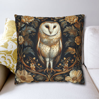 Forest Barn Owl Pillowcase