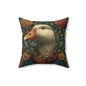Whimsical Goose Pillow: Victorian Style Farmhouse Decor