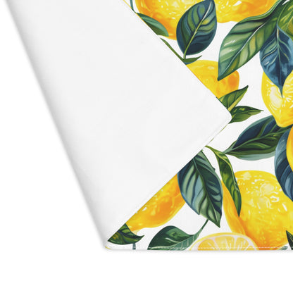 Bright And Cheery Lemon Placemat, Lemon Table Decor, Perfect for Summer Gatherings, Kitchen Table Setting, Hostess Gift, Garden Parties
