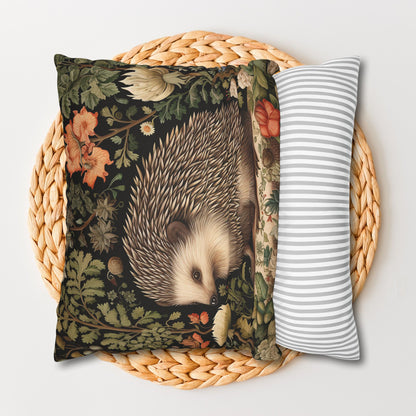 Charming Botanical Hedgehog Pillowcase