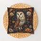 William Morris Inspired Barn Owl Wildflower Pillowcase