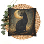 Black Cat Mystery Night Halloween Pillowcase