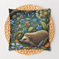 Woodland Hedgehog Forestcore Spun Polyester Square Pillowcase