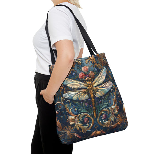 William Morris Inspired Tropical Leopard Tote Bag, Wildlife Tote Bag,  Cottage-core Tote Bag, Eco-Friendly Carryall
