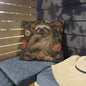 Sloth Outdoor Pillow, Cute Animal Throw Pillow, Tropical Wildlife Cushion, Botanical Accent Pillow, Jungle Decor, Nature Lover Gift, Sloth Lover Pillow