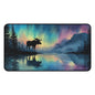 Aurora Moose Desk Mat, Northern Lights Mouse Pad, Night Sky Landscape Desk Pad, Nature Aesthetic Workspace Decor