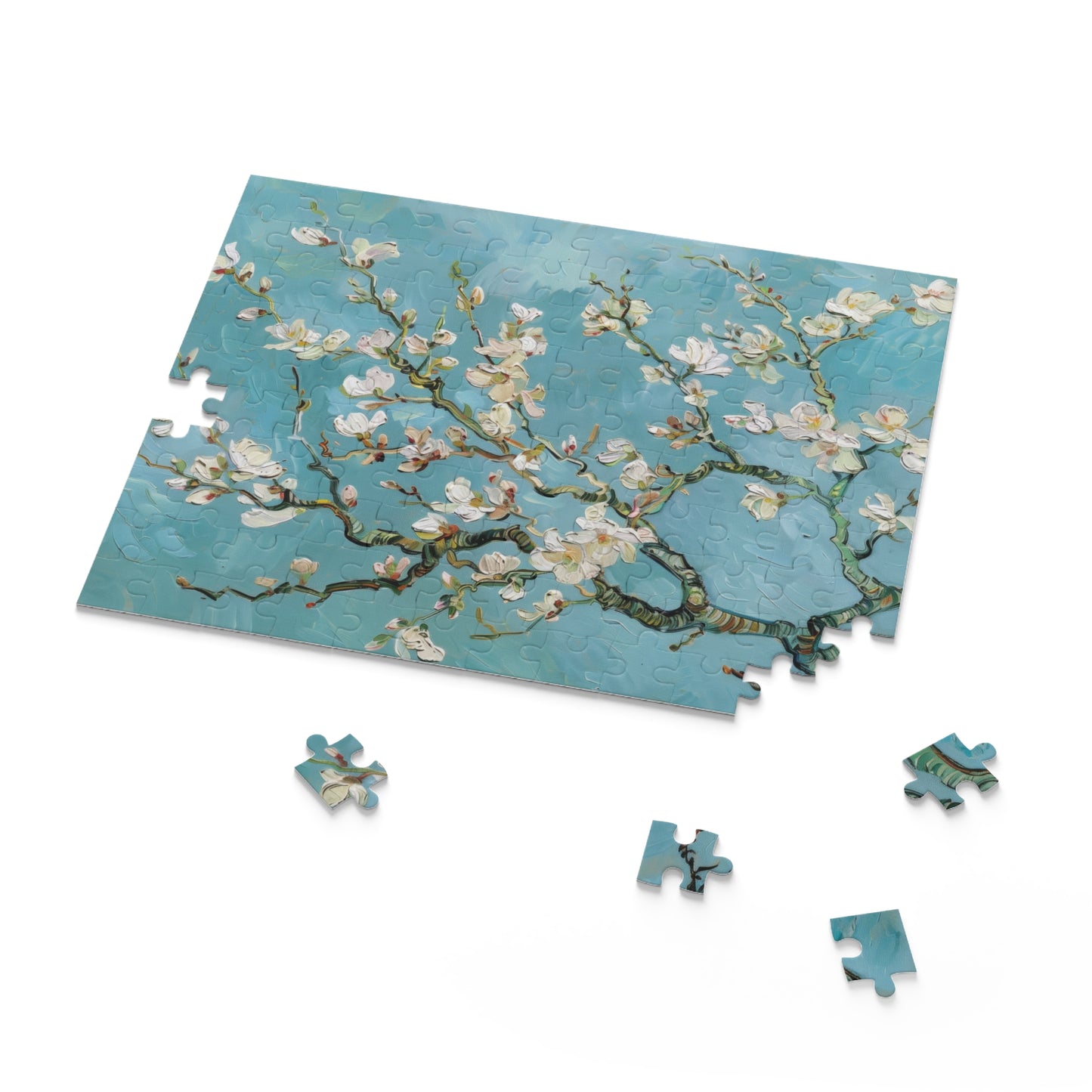 Van Gogh's Almond Blossom Jigsaw Puzzle  (120, 252, 500-Piece) Adult Jigsaw Puzzle, Gift Him Her