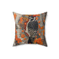 Woodpecker Decorative Pillow, Autumn Woodland Decor, Nature Bird Throw Pillow, Forest Accent Cushion, Cozy Cabin Home Decor