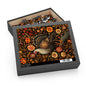Jigsaw Puzzle, Turkey Fall Autumn 120 252 500-Piece Family Gift Box Puzzle, Thanksgiving Activity, Holiday Puzzle Game, Custom Photo Puzzle