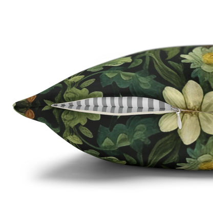 Pillowcase William Morris Inspired Botanical Rabbit Retro Farmhouse Home Decor, Easter Gift