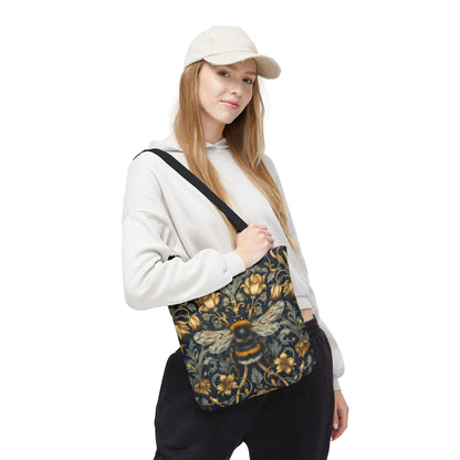 Victorian Baroque Bumblebee Tote Bag, Artistic All-Over-Print Shopper