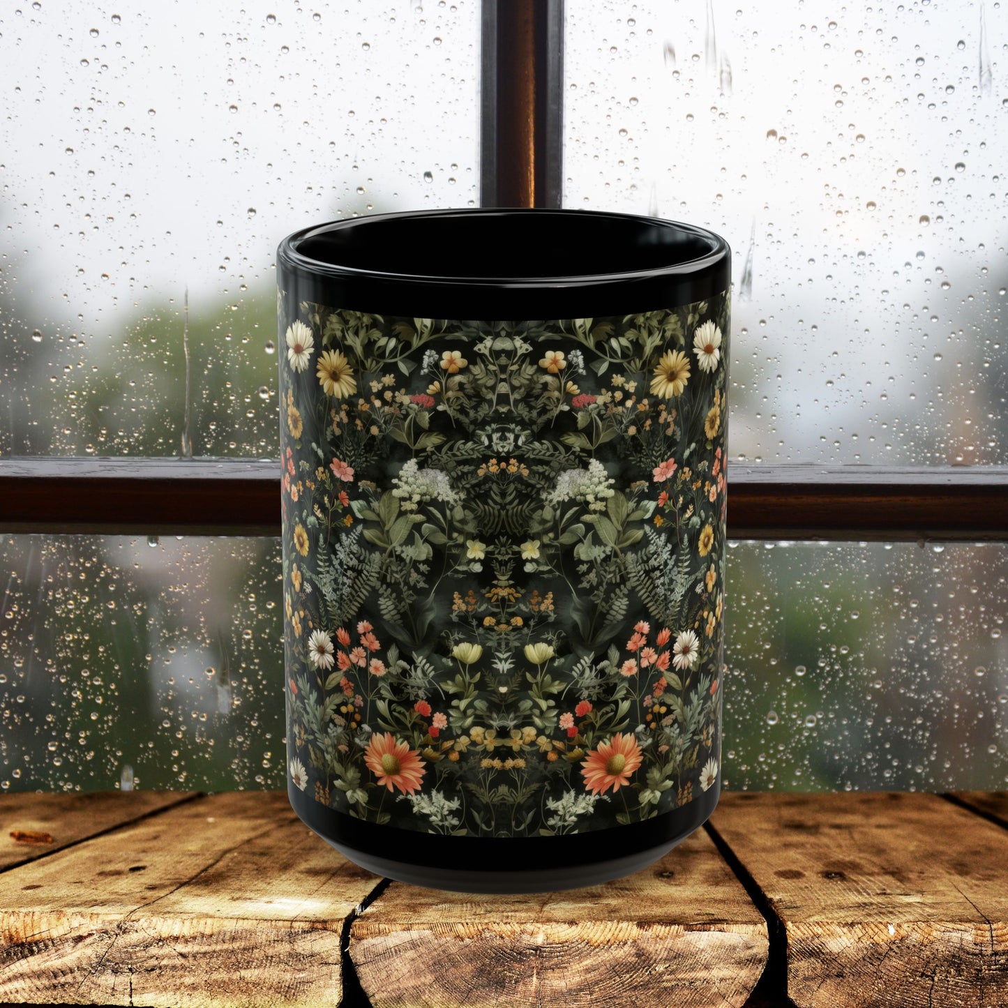 Black Coffee Mug 11oz, 15 oz