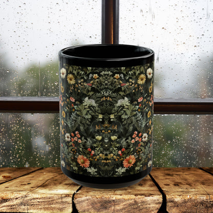 Black Coffee Mug 11oz, 15 oz