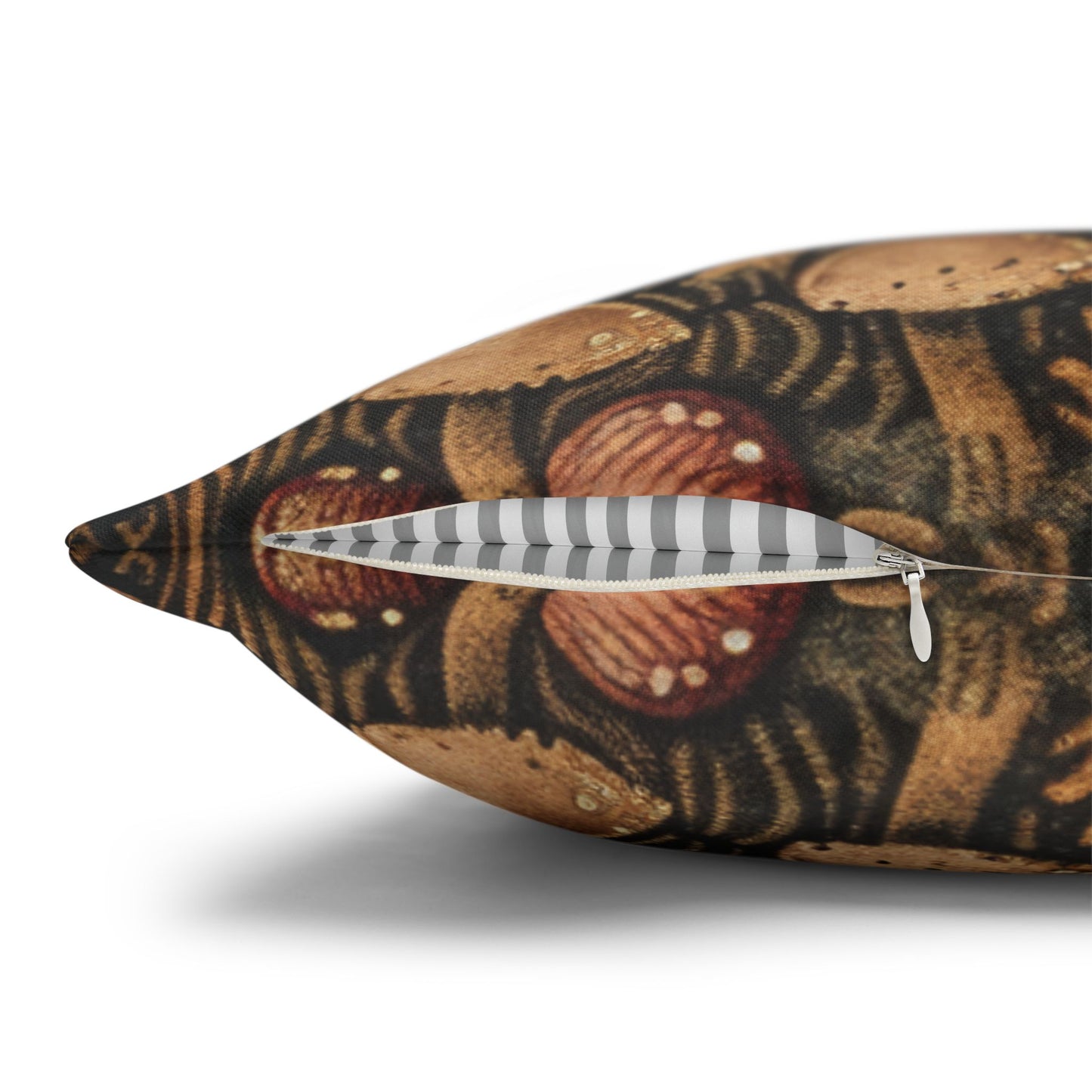 Hedgehog Gathering Fall Treasures Decorative Pillowcase