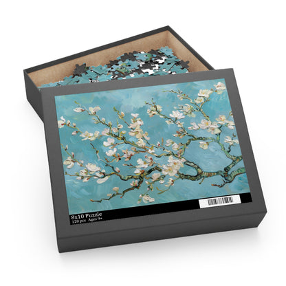 Van Gogh's Almond Blossom Jigsaw Puzzle  (120, 252, 500-Piece) Adult Jigsaw Puzzle, Gift Him Her