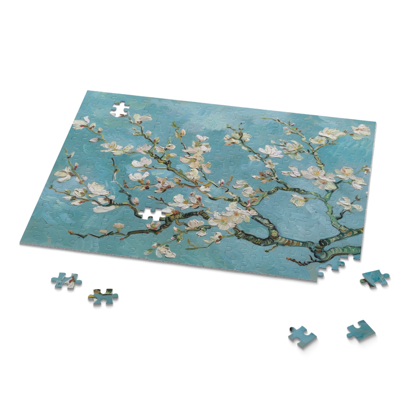 Van Gogh's Almond Blossom Jigsaw Puzzle  (120, 252, 500-Piece) Adult Jigsaw Puzzle, Gift Him Her