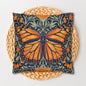 William Morris Inspired Monarch Butterfly Spring Pillowcase