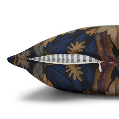 William Morris Badger Pillowcase: Woodland Elegance Polyester Square Pillow