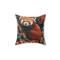 Cozy Red Panda Pillow, Forestcore Decorative Cushion, Animal Lover Gift, Home Decor, Nature Inspired Accent, Boho Style Pillow