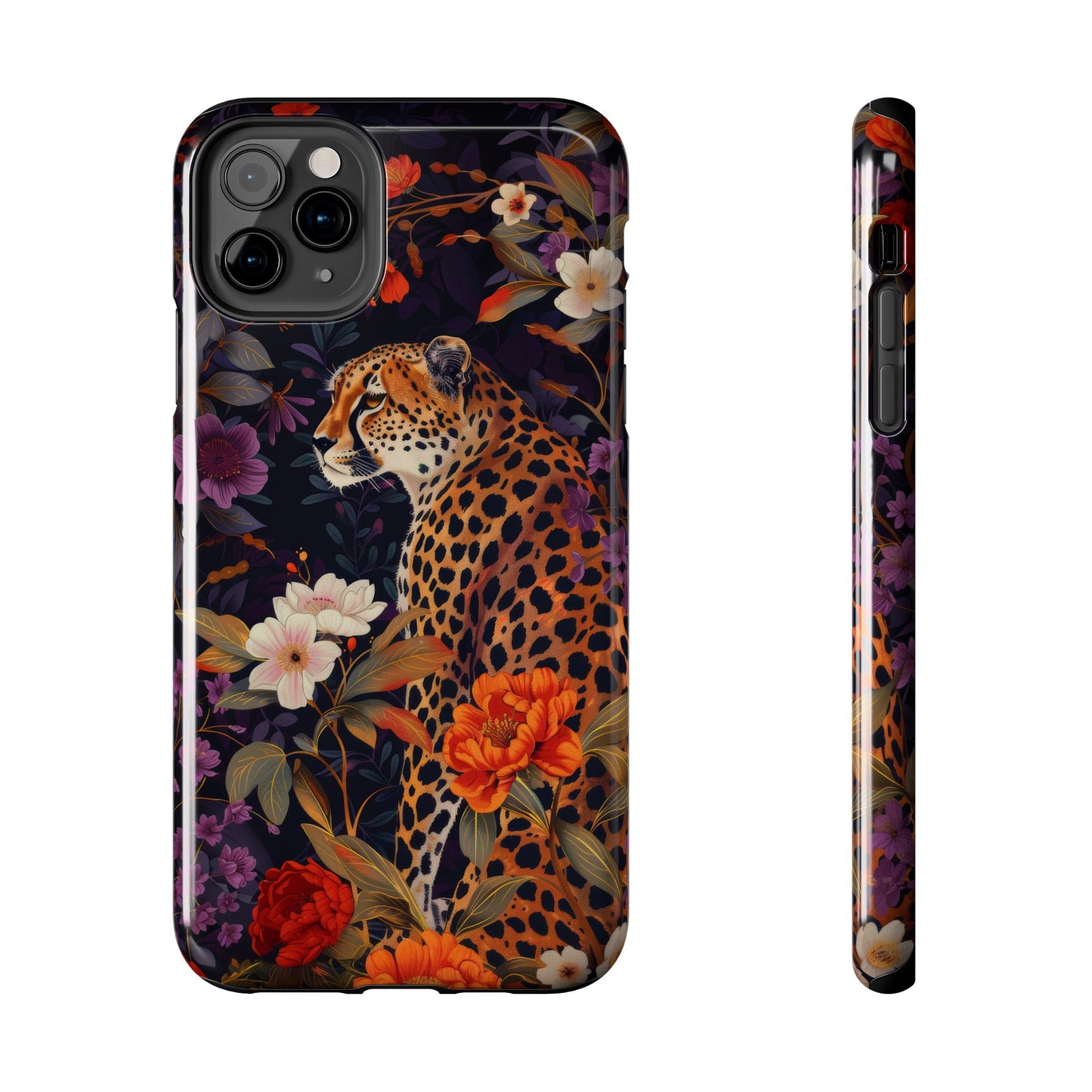 Cheetah Pattern iPhone Case for Cheetah Lovers, Jungle Pattern iPhone Case, Cheetah Lover Gift, iPhone Tough Case