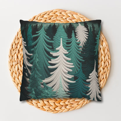 Pillowcase Pine Tree Winter Holiday Decor