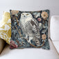 Snowy Owl Frozen Garden Decorative Pillowcase