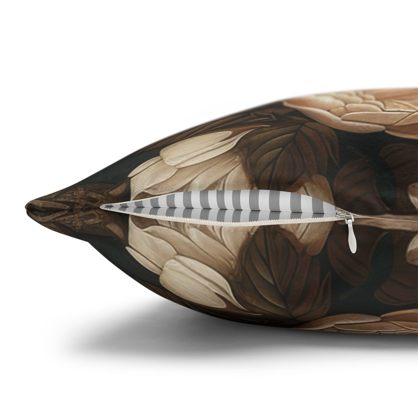 Woodland White Squirrel Fall Autumn Forest Decorative Square Pillowcase