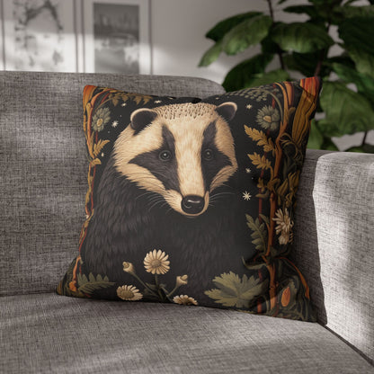 William Morris Inspired Botanical Badger Pillowcase