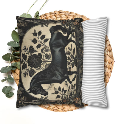 William Morris Arabian Black Horse Pillowcase