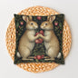 Rabbit & Strawberry Pillowcase: Whimsical Home Decor Cushion