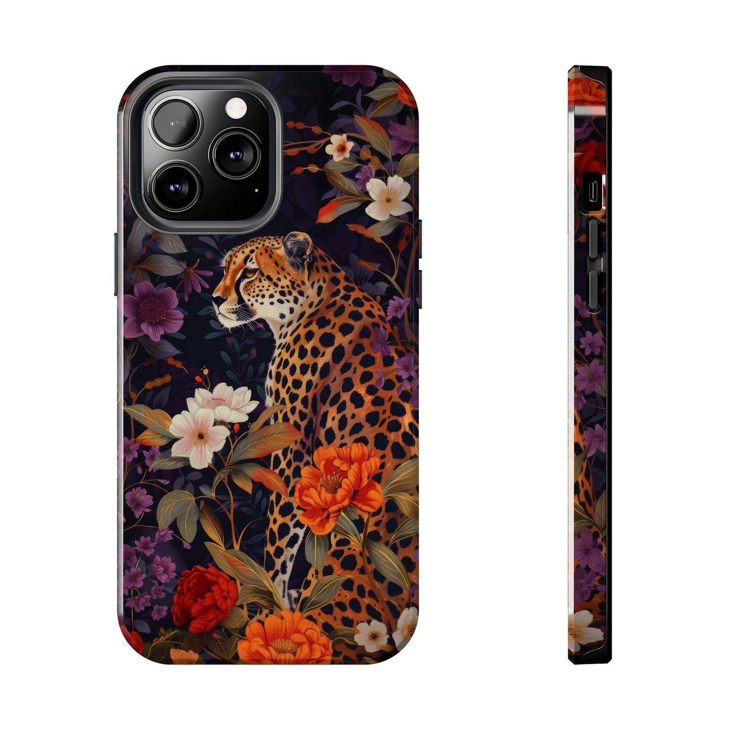 Cheetah Pattern iPhone Case for Cheetah Lovers, Jungle Pattern iPhone Case, Cheetah Lover Gift, iPhone Tough Case