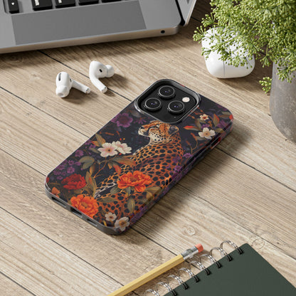 Cheetah Pattern iPhone Case for Cheetah Lovers, Jungle Pattern iPhone Case, Cheetah Lover Gift, iPhone Tough Case